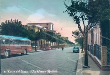 ab431 cartolina torre del greco via cesare battisti provincia di napoli