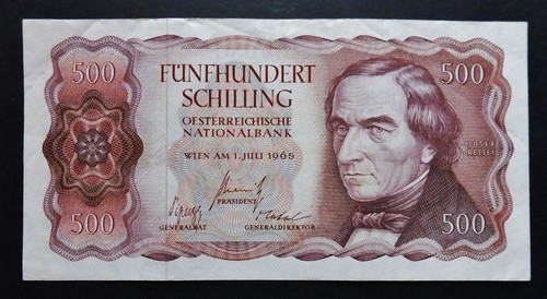 Autriche 500 schilling 1er - autriche,