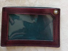 Porta Badge Berluti Patina Aubergine-Ed. Limitata "Natale 2015"-lanyard griffato