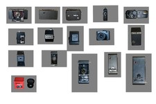 Otto (8) vecchie macchine fotografiche antiche vintage da collezione