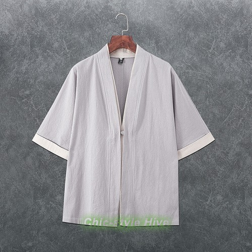 Camicia uomo cotone lino - , kung