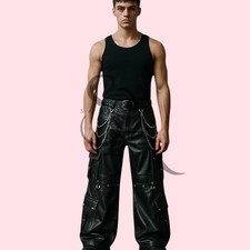 Pantalone uomo nero sacco - uomo, a