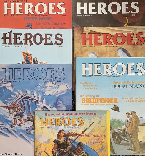 Eroi avalon hill - hill., rivista