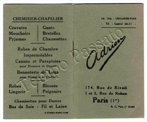 Calendario adrien chemisier - calendario,