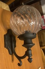 LAMPIONCINO DA PARETE PER ESTERNI IN METALLO VERNICIATO (8 PEZZI DISPONIBILI)