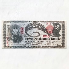 Banconota 2 Dollari 1875