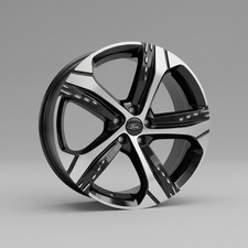 4 cerchi lega nuovi ford r19 nero diamantato lt003384