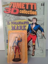 FUMETTI 3D COLLECTION N° 18 IL COMANDANTE MARK STATUETTA + FASCICOLO HOBBY WORK