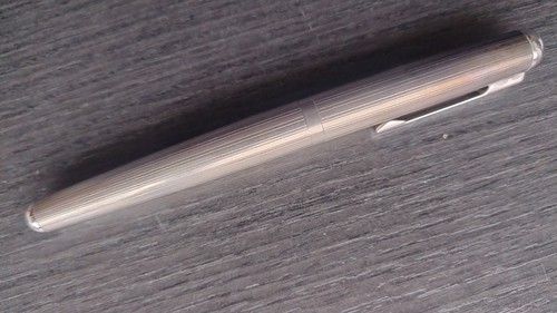 Penna stilografica argento - penna,