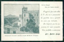 Napoli Pompei Valle di Orfanotrofio Femminile Vergine Rosario cartolina RT2711