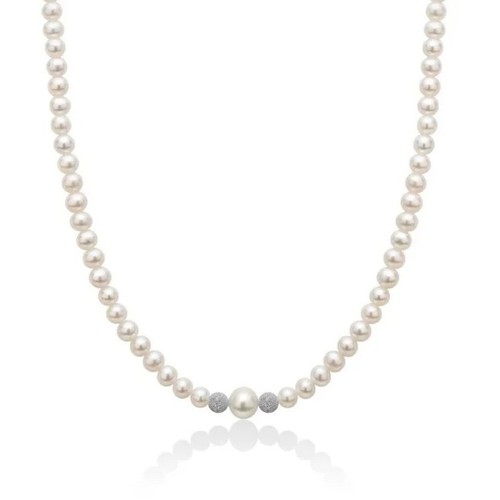 Collana filo perle naturali