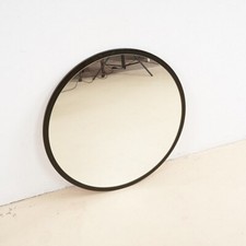 SPECCHIO ROTONDO LACCATO NERO