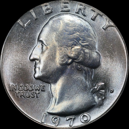 1970 25c washington quarto - 25c,