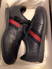 Sneakers basse Gucci uomo blu