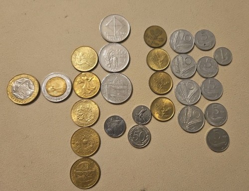 Lot monete italiane lire - 27, italiane-