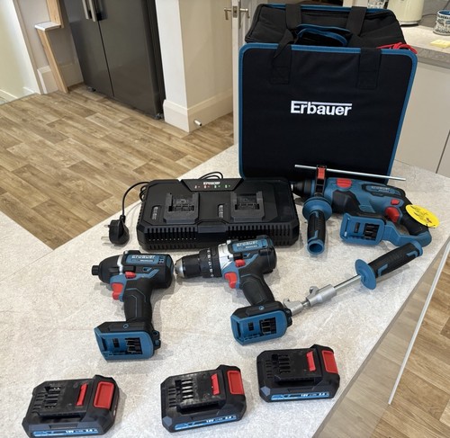 Erbauer 18v ext trapano - erbauer, sds