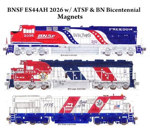 Bnsf america 250 - bnsf, es44ach