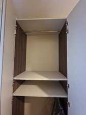 Armadio con 2 ante a specchio Altezza 240 Larghezza 90 cm