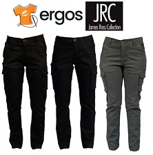 JRC Pantalone FRANCE LADY Multitasche da Lavoro Elasticizzato in Cotone da Donna