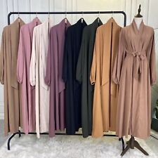Maxi abito aperto Abaya con