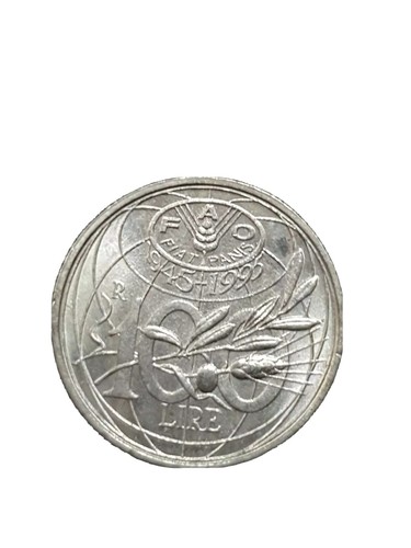 Moneta 100 lire - moneta, di