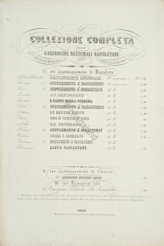 Spartiti canzone napoletana - spartiti,