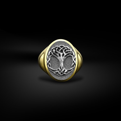 Anello uomo argento - da,