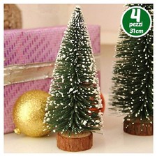 SET 4 ALBERELLI INNEVATI MINI