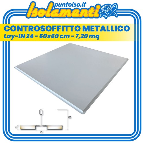 Controsoffitto metallico - controsoffitto,