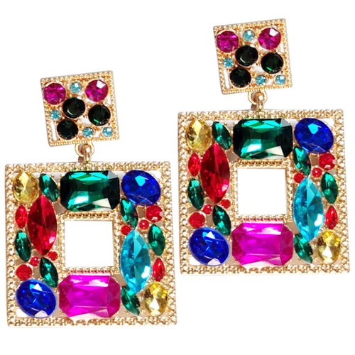 Paio orecchini strass - orecchini,