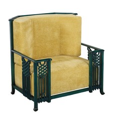 Prototipo di Poltrona Vintage Espanso Velluto Italia Anni 80 Originale