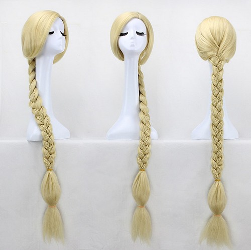 Rapunzel parrucca treccia 130 - rapunzel,
