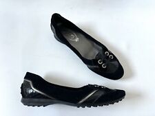 Mocassins ballerine en cuir daim et python TOD'S - Pointure 37.5