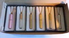 Collezione 6 accendini crover pendant lighters con catenella anni 80
