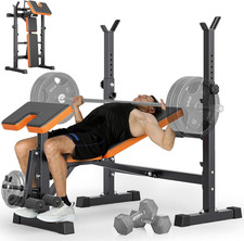 YOLEO Set Panca Pesi 6 in 1