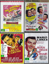 Mario Lanza 5 DVD Set Great