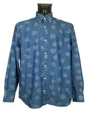 Camicia denim sottile Gant manica lunga cotone taglia XL uomo ottime condizioni