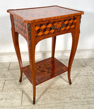 COMODINO INTARSIATO LEGNO