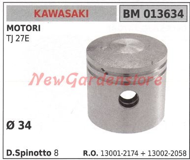 Pistone kawasaki tagliasiepe - kawasaki,