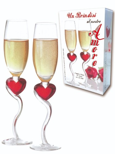 Calici vetro love - in,