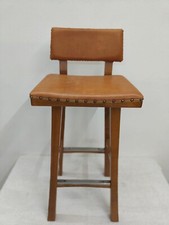 Sgabello artigianale alto in