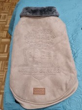 Cappotto Cane Usato Pochissimo. Fuori Tipo Renna,Dentro Morbido E Imbottito. 