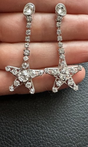 Orecchini stella swarovski - orecchini,
