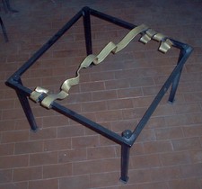 TAVOLINO DESIGN FERRO BATTUTO