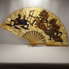 Ventaglio Batik Keris tessuto