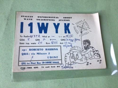 Vintage qsl radio - vintage,