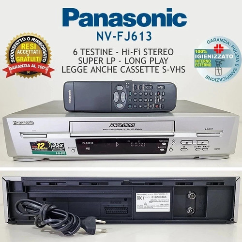 Videoregistratore vhs - videoregistratore,