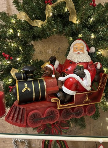 Babbo natale trenino 32x27 - natale, su