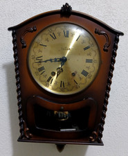 Antico Orologio A Pendolo Da Parete Roxor Germany Vintage D'Epoca in Legno