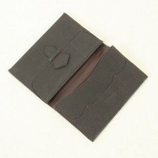 Replica 1940's Vintage style mens brown leather money wallet BE1000